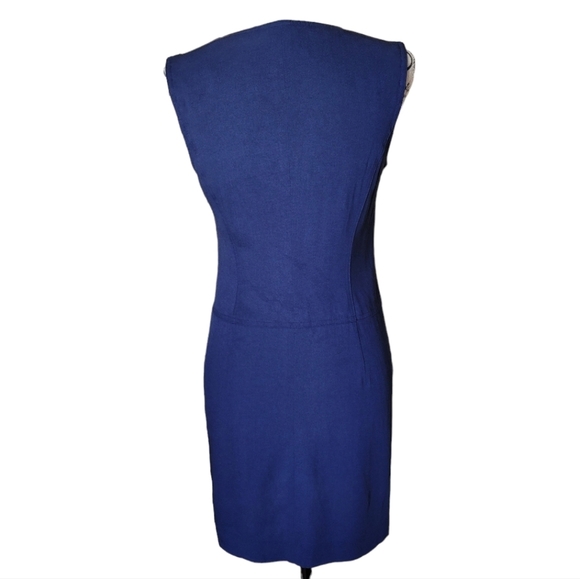 Theory Adalize Habitat blue sleeveless dress size 6 - Picture 5 of 15